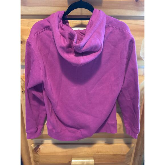 Cuffys Cape Cod MA  14-16 kids L Hoodie Sweatshirt Full Zip Jacket Pockets Pink - Picture 2 of 3